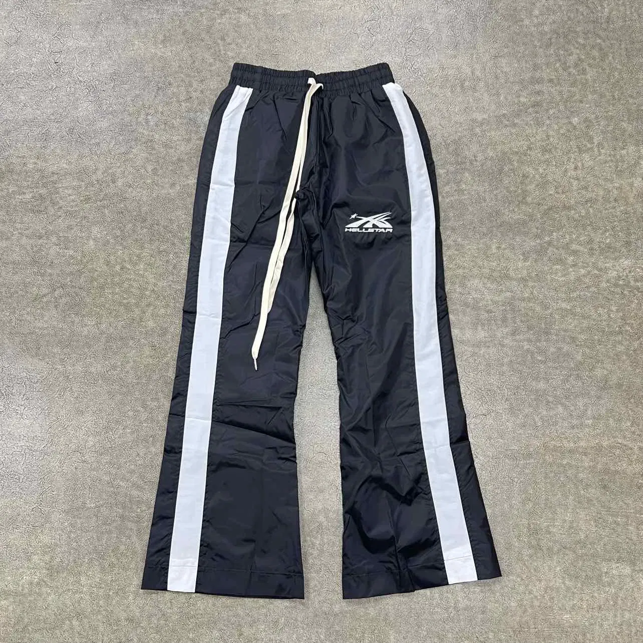 Hellstar Track Pants "BLACK WHITE" New Size XS