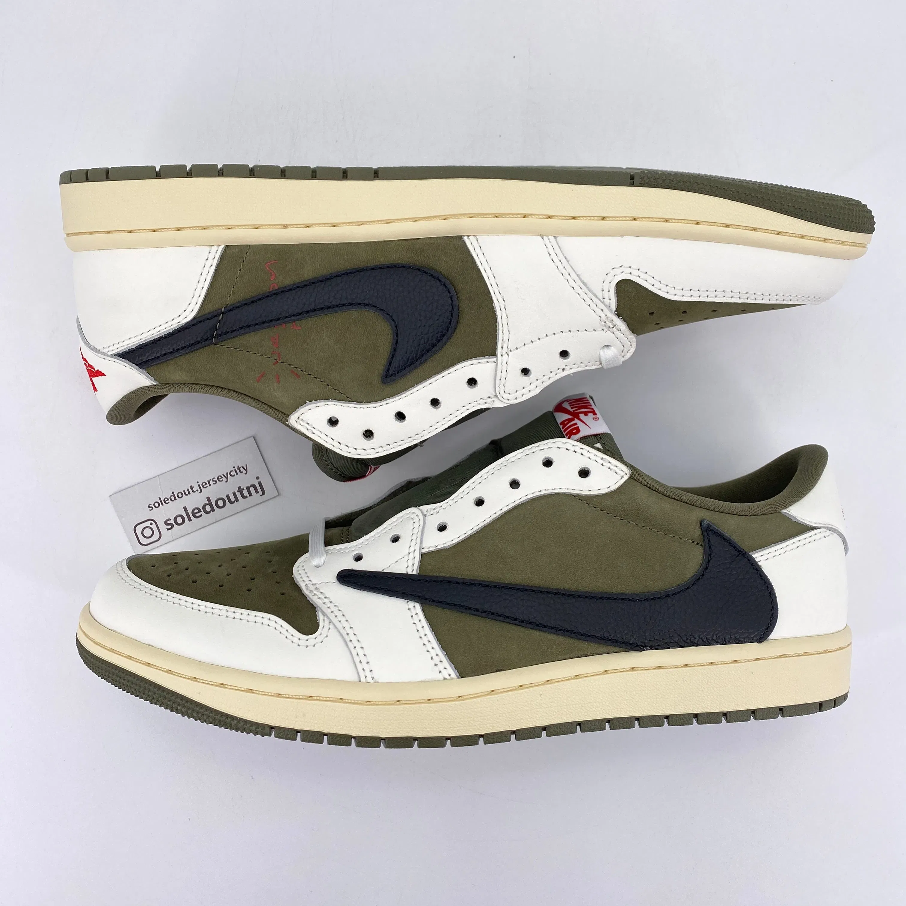 Air Jordan 1 Low OG SP "Travis Scott Medium Olive" 2024 New Size 11.5