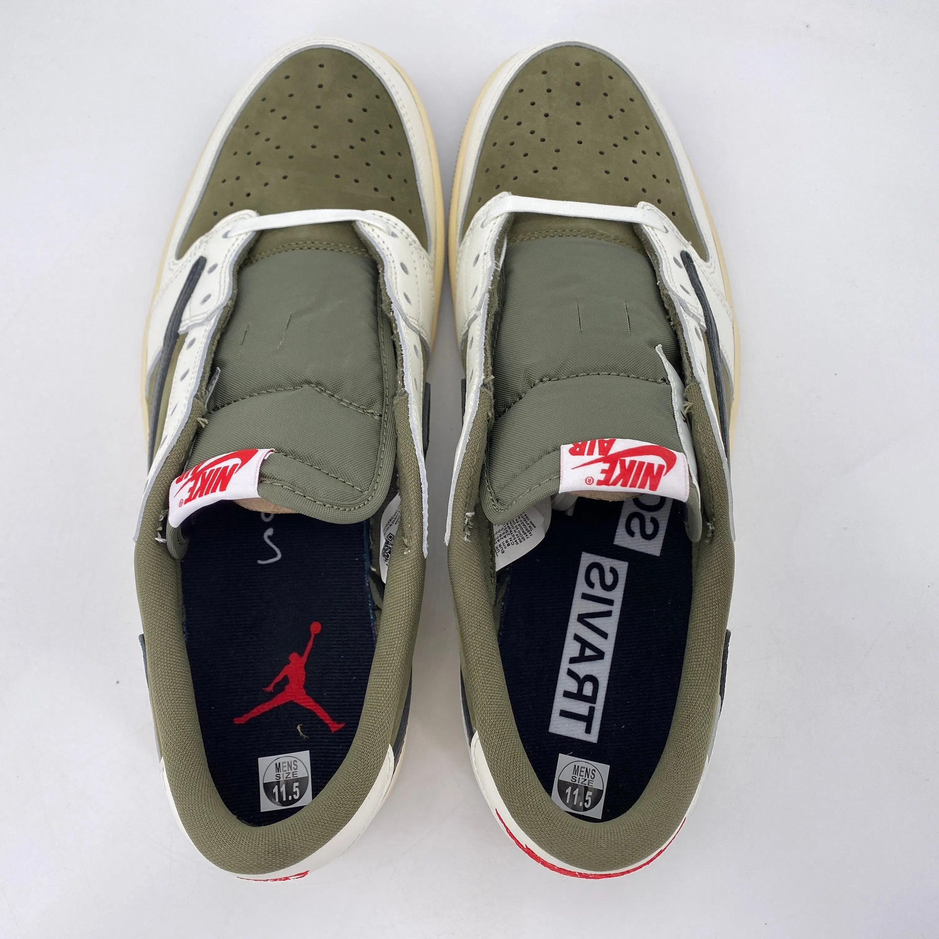 Air Jordan 1 Low OG SP "Travis Scott Medium Olive" 2024 New Size 11.5