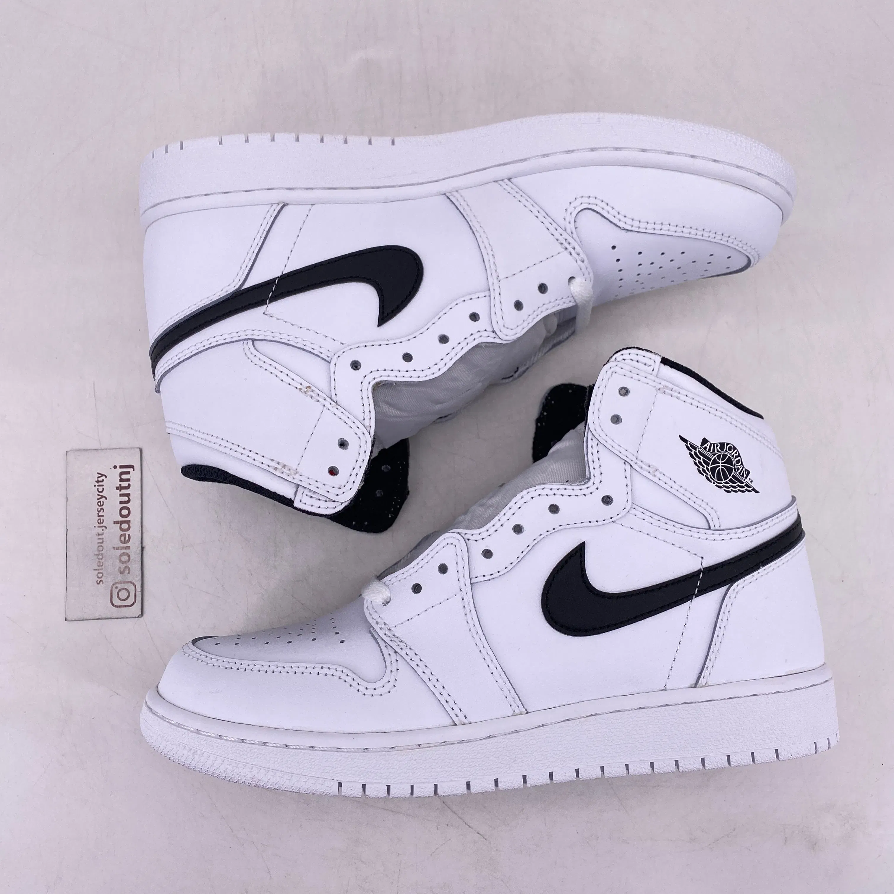 Air Jordan (GS) 1 Retro High OG "Ying Yang White" 2016 New Size 6.5Y
