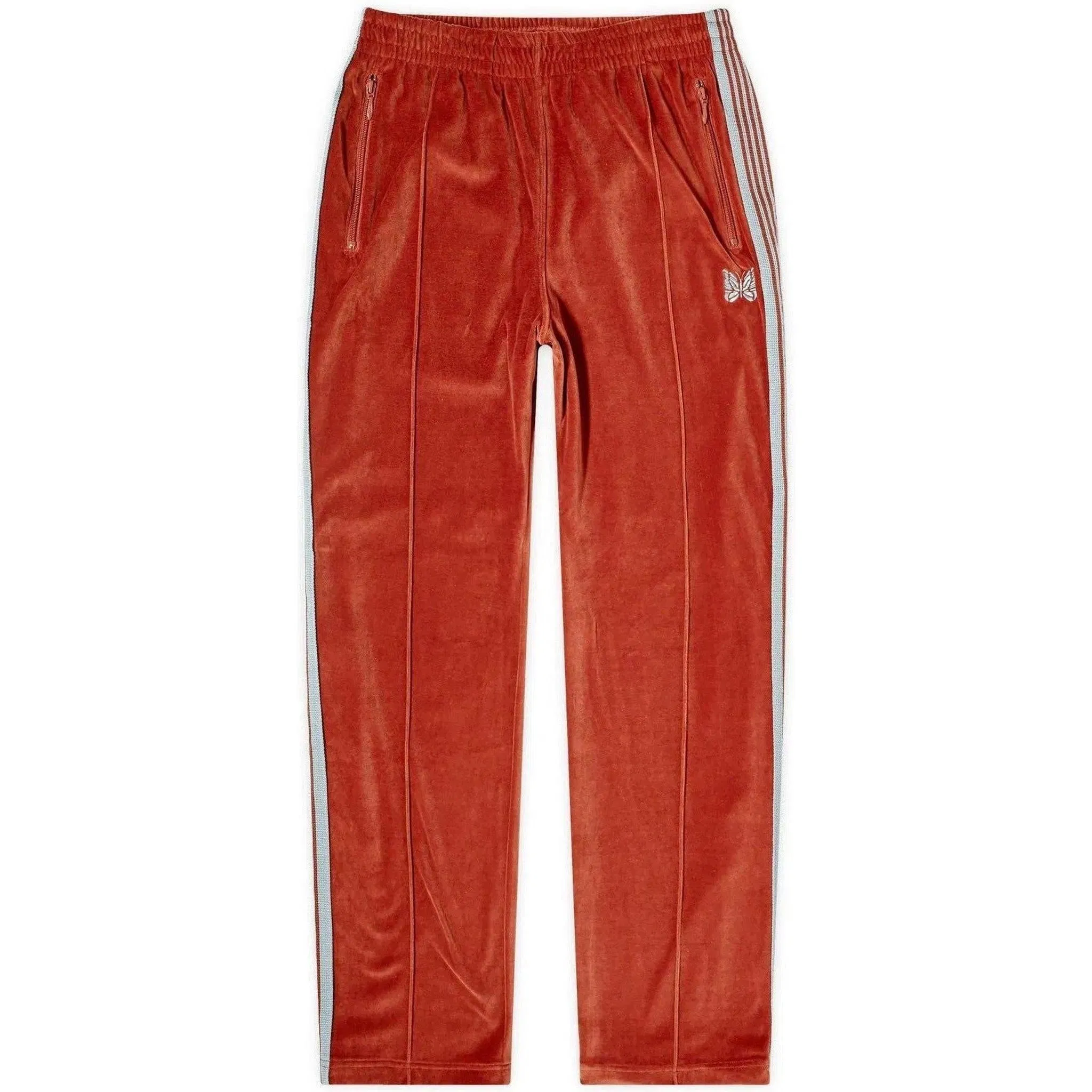 Needles Velour Track Pants Orange