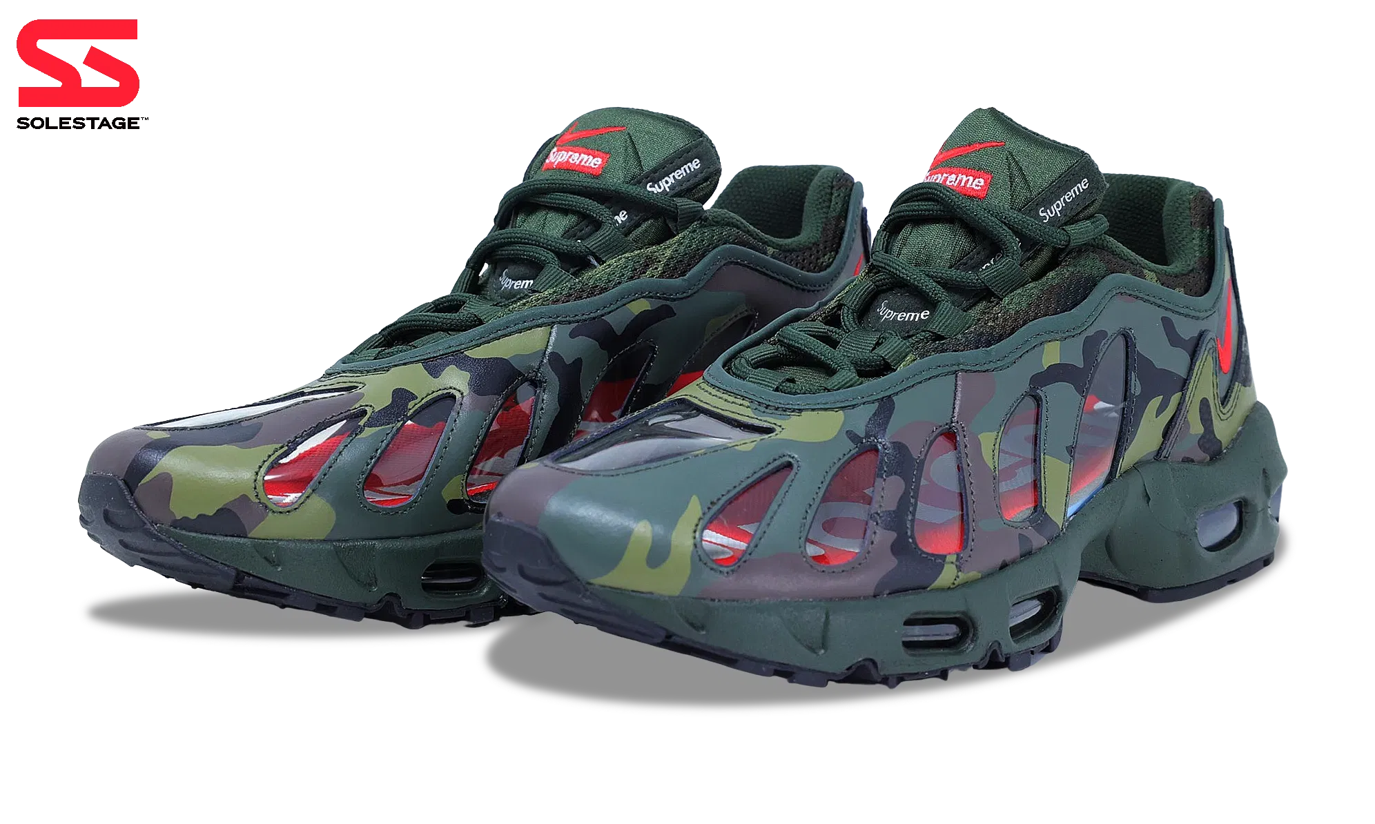 Nike Air Max 96 x Supreme Camo 2021 (CV7652-300) Men Size 8-10