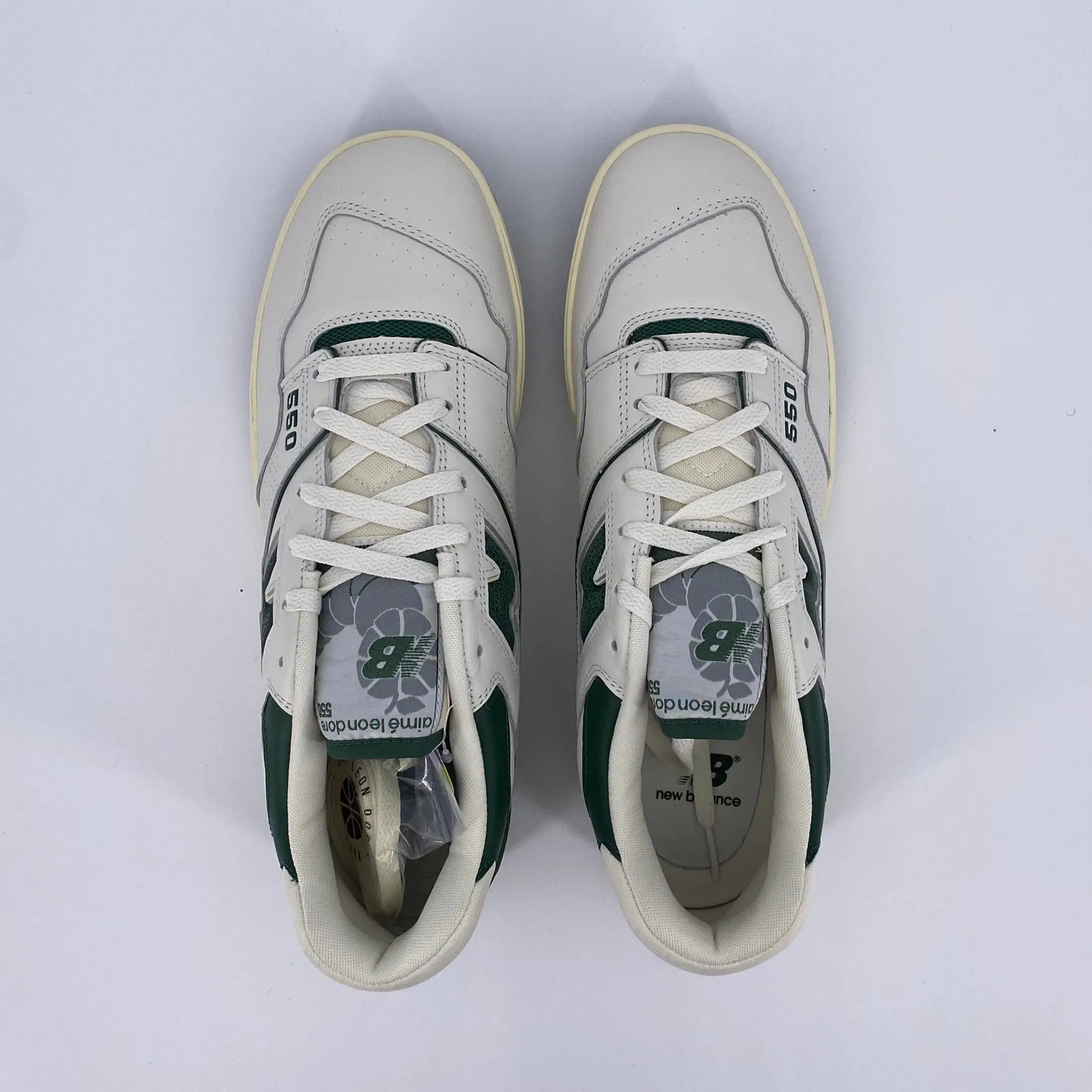 New Balance 550 / ALD "White Green" 2020 New Size 12