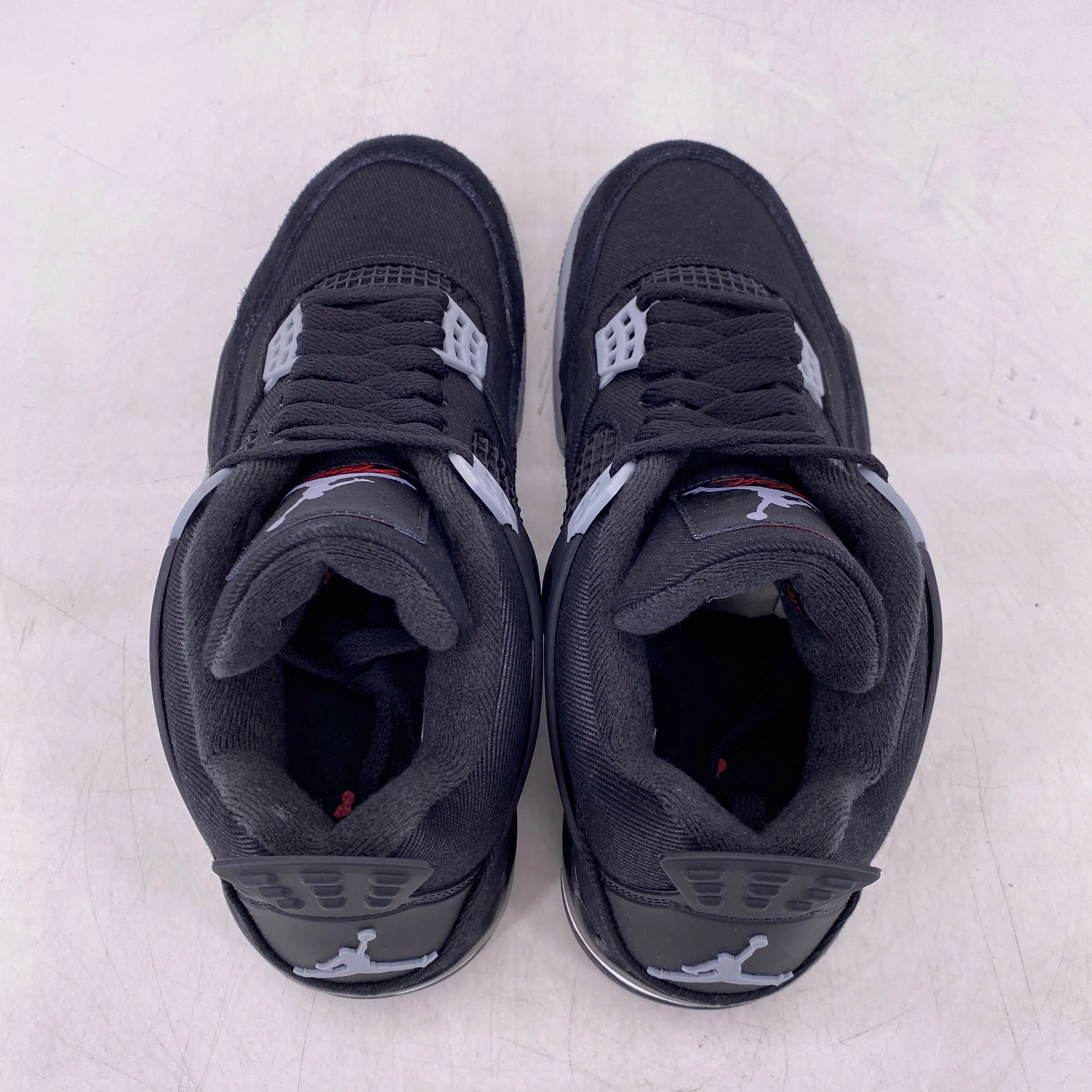 Air Jordan 4 Retro "Black Canvas" 2022 New Size 8