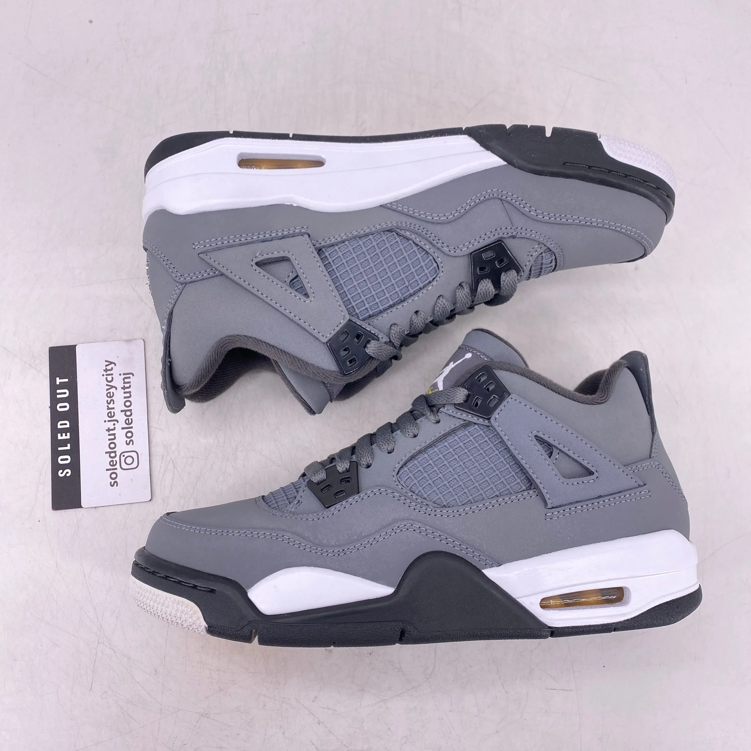 Air Jordan (GS) 4 Retro "Cool Grey" 2019 New Size 6.5Y