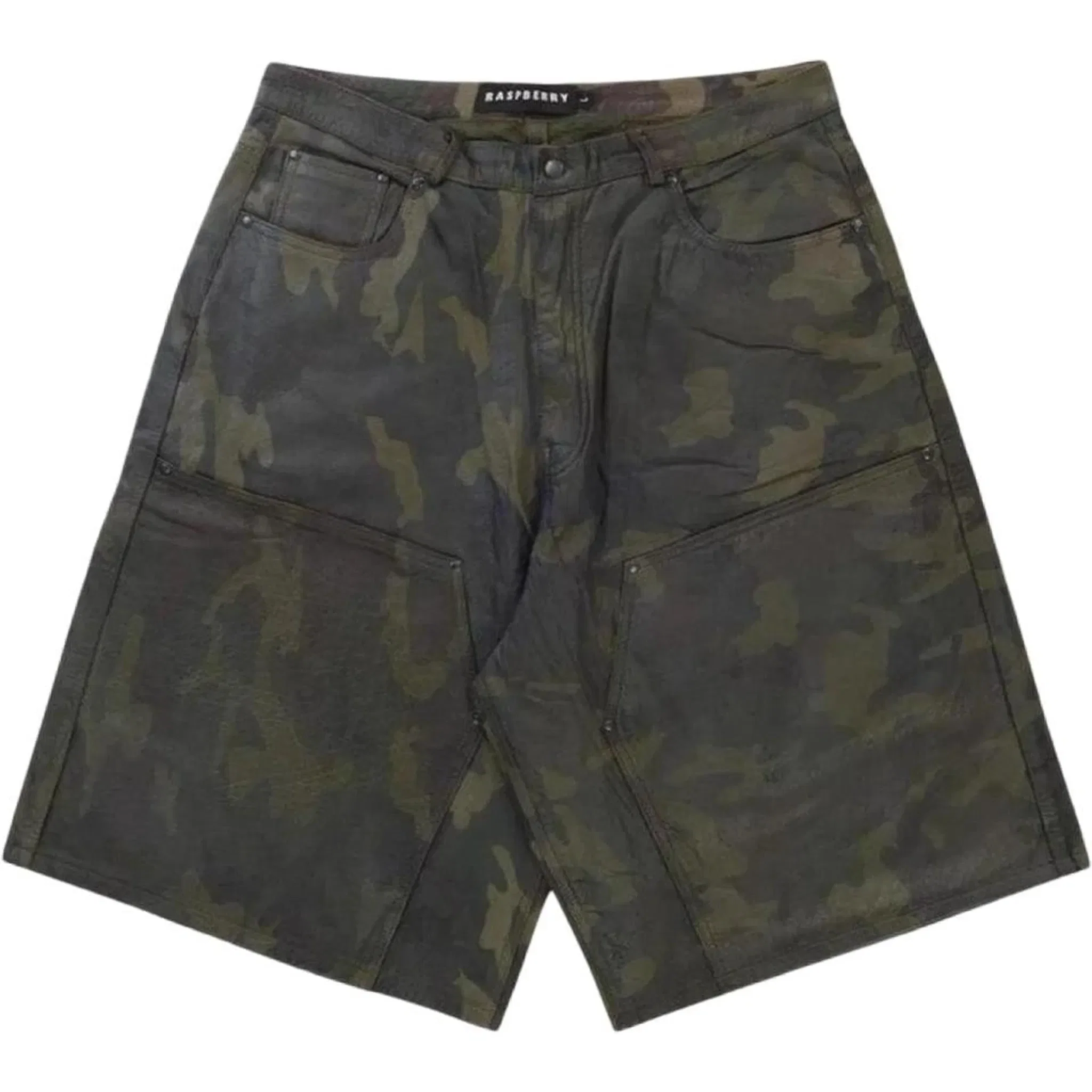 GV Gallery Barrack Leather Shorts Camo