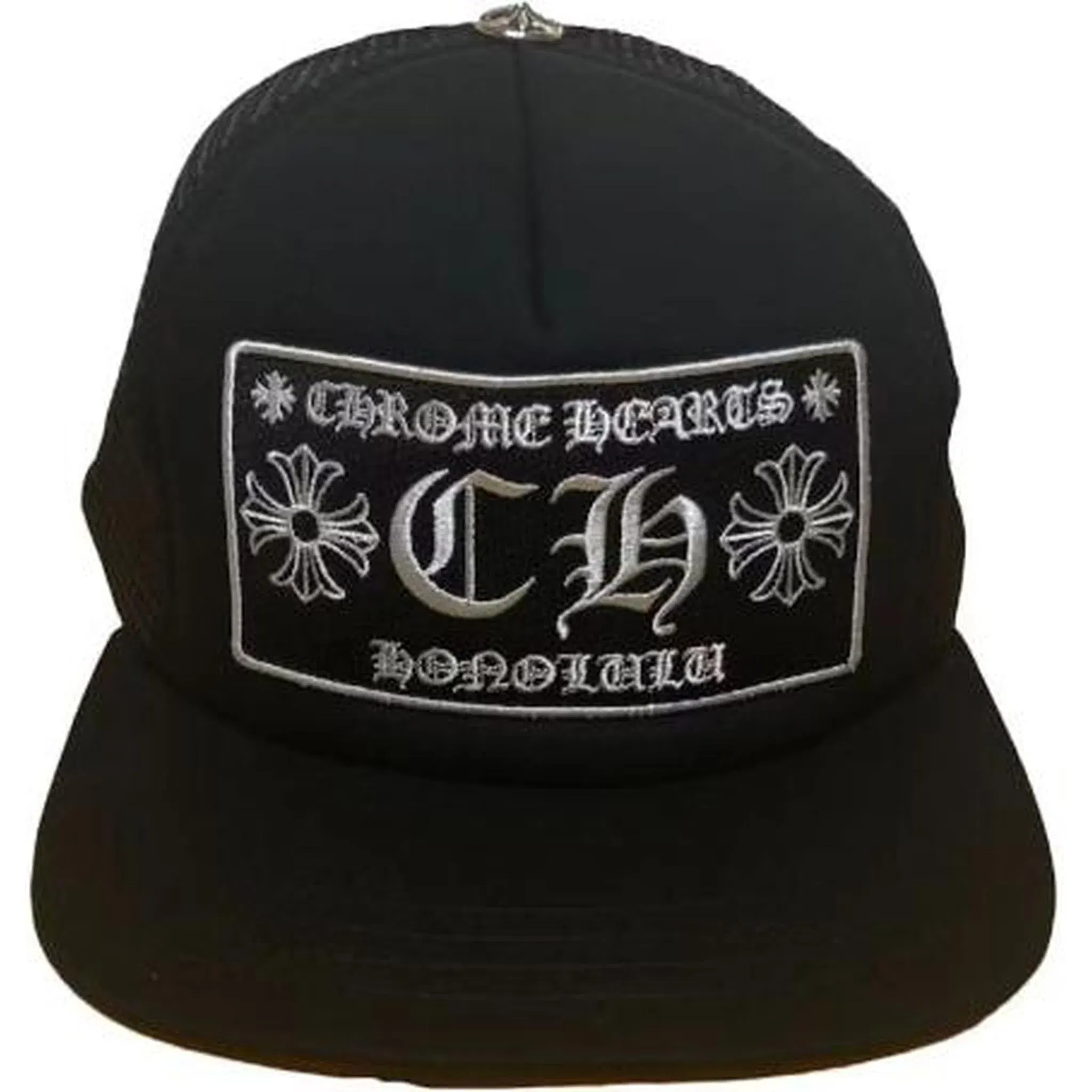 Chrome Hearts Honolulu Exclusive CH Trucker Hat Black