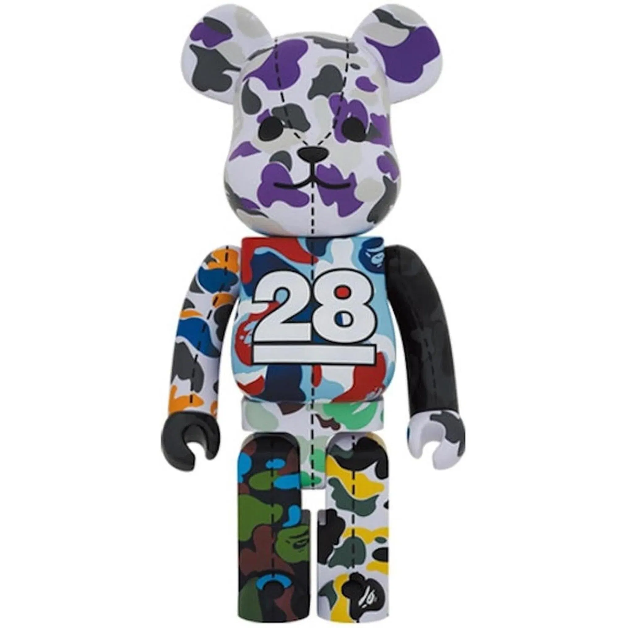 Bearbrick x BAPE 28th Anniversary Camo #1 1000%