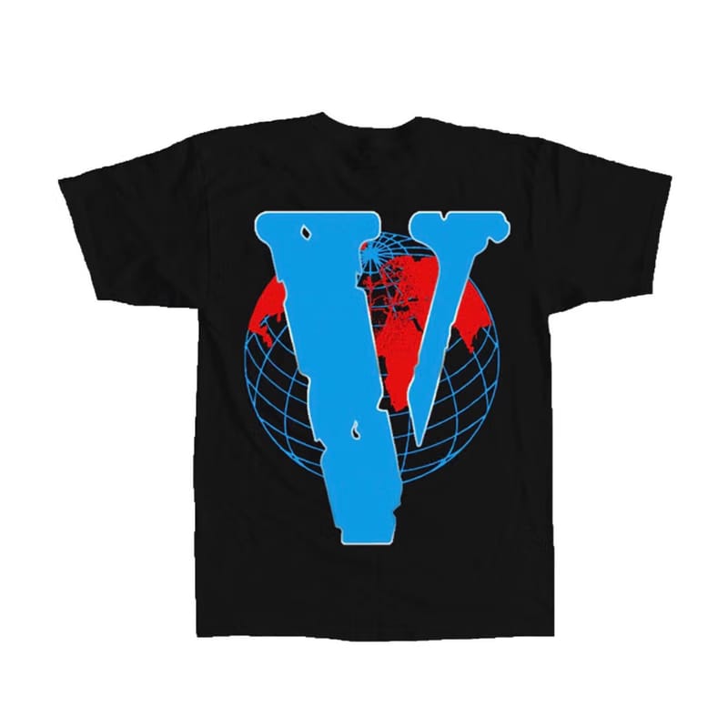 Vlone Juice Wrld x Vlone Earth T-Shirt Black