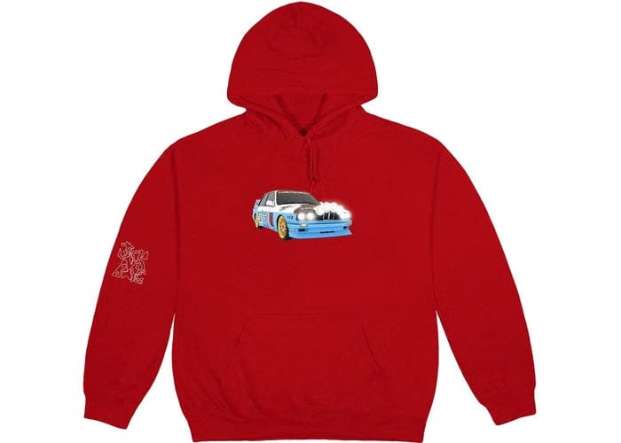 Travis Scott JACKBOYS Vehicle Hoodie Red