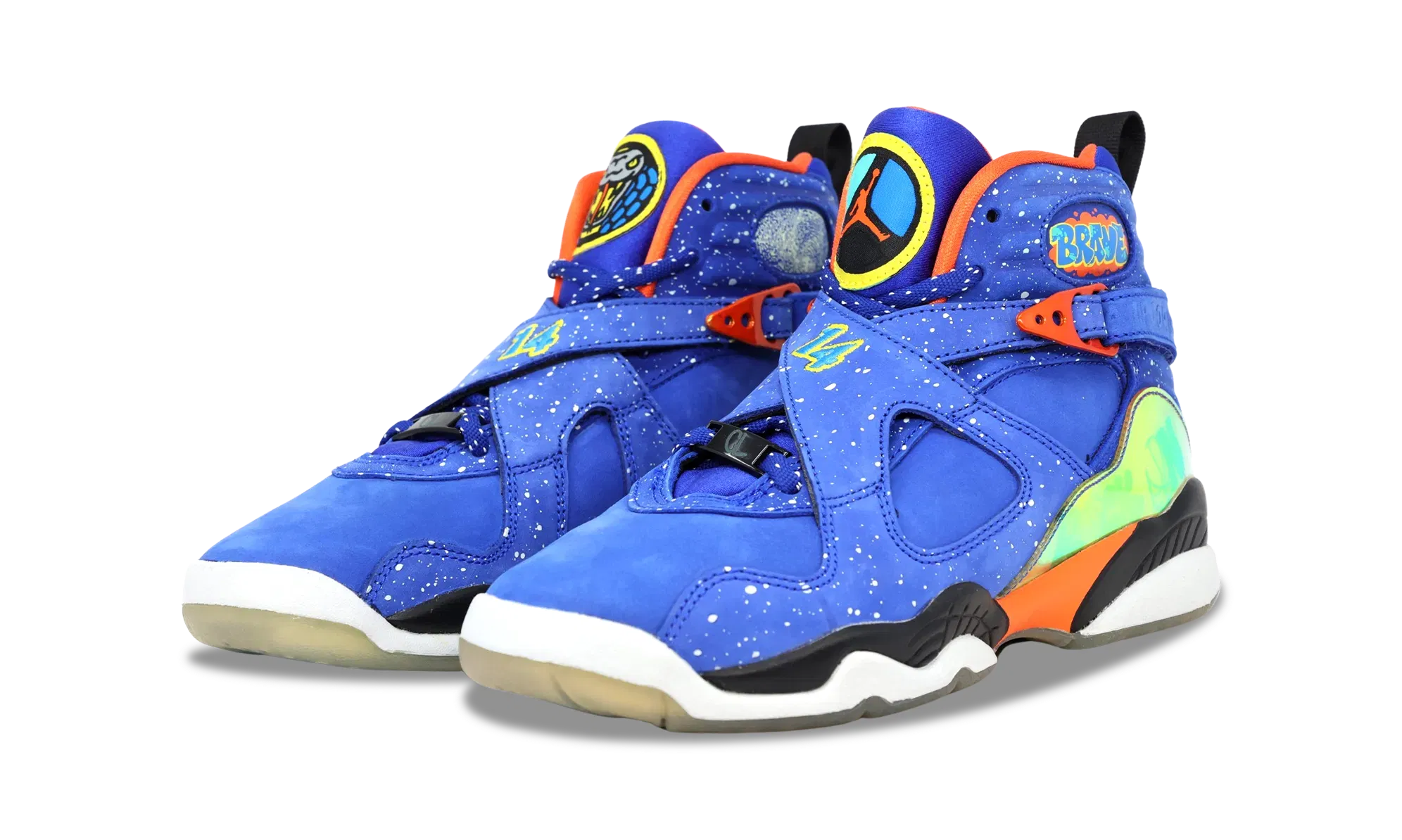 Nike Jordan 8 Retro DB Doernbecher 2014 GS (729894-480) Grade School Size 4Y-6Y