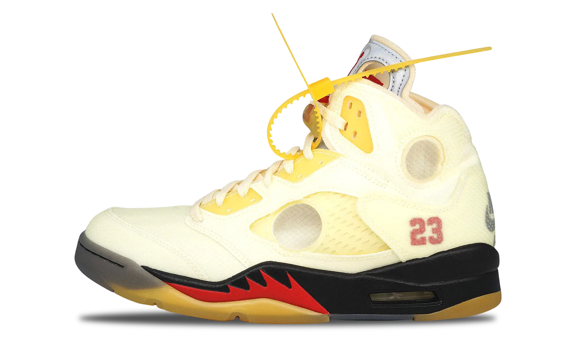 Nike Jordan 5 Retro SP x OFF-WHITE Sail 2020 (DH8565-100) Men's Size 7-12