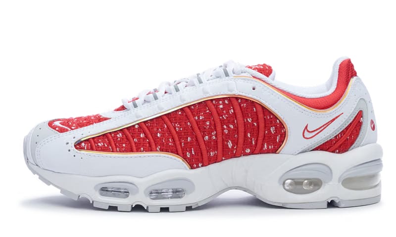 Nike Air Max Tailwind 4 x Supreme White Red (AT3854-100) Men's Size 8-12 Shoes