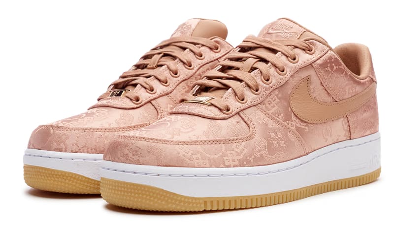 nike Air Force 1 Low x CLOT Rose Gold Silk 2020 (CJ5290-600) Men's Size 4-12