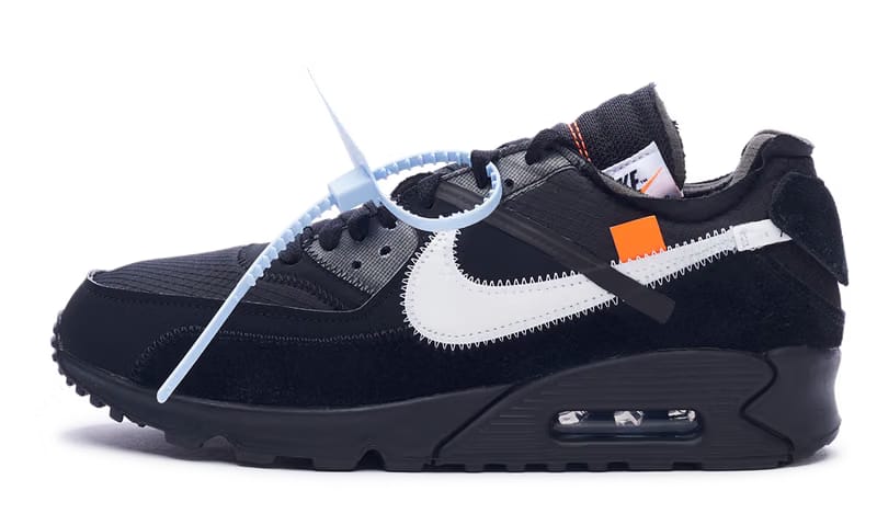 Nike Air Max 90 x OFF-WHITE Black 2019 (AA7293-001) Men's Size 6-13