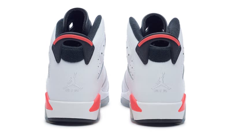 Nike Air Jordan 6 Retro Infrared White (GS) 2014 384665-123