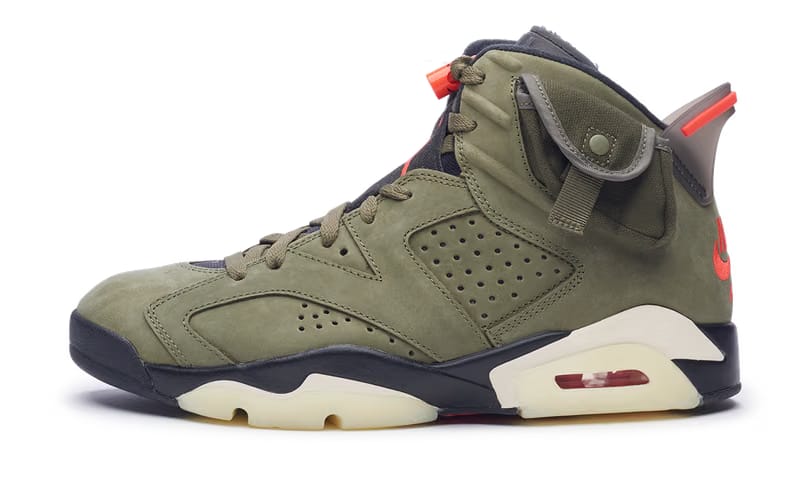 Nike Jordan 6 Retro x Travis Scott OIive Green (CN1084-200) Men Size 8-13