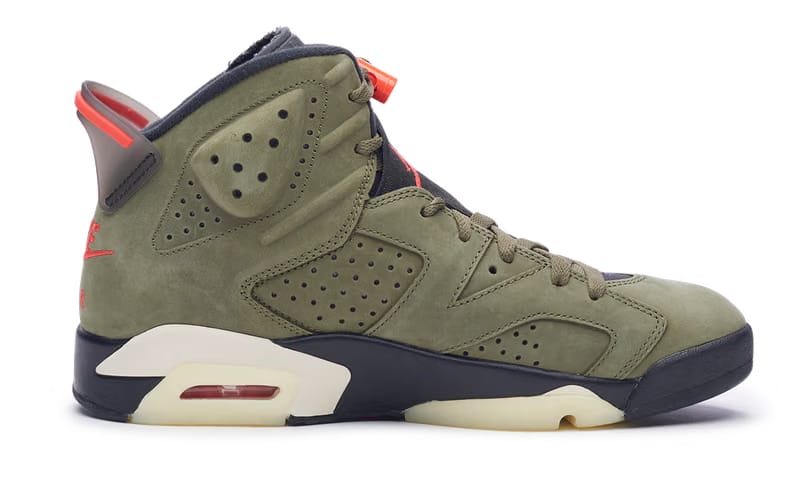 Nike Jordan 6 Retro x Travis Scott OIive Green (CN1084-200) Men Size 8-13