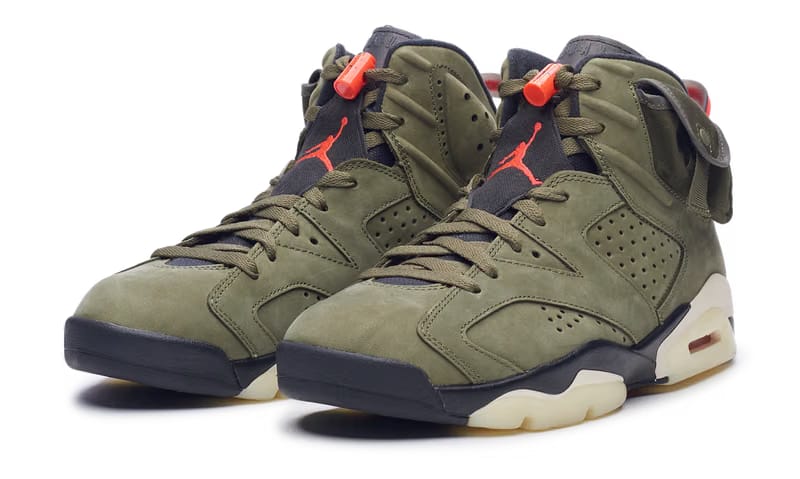 Nike Jordan 6 Retro x Travis Scott OIive Green (CN1084-200) Men Size 8-13