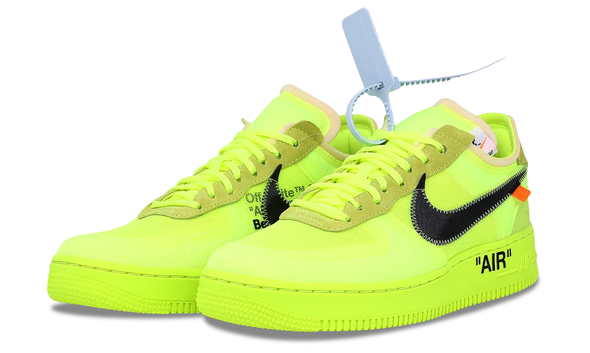 Nike Air Force 1 Low x OFF-WHITE Volt 2018 (AO4606-700) Men's Size 4-11