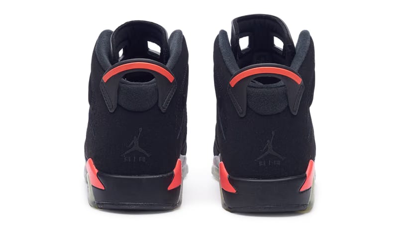 Nike Jordan 6 Retro Infrared Black Red 2014 GS (384665-023) Youth Size 6Y-7Y