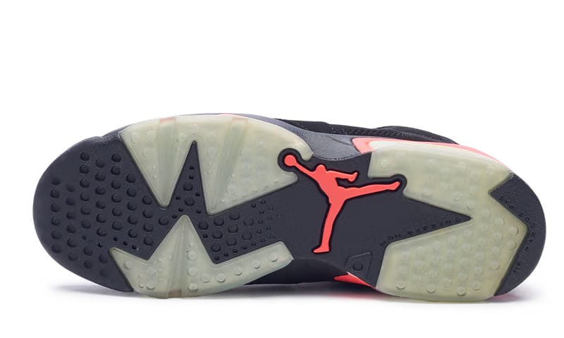Nike Jordan 6 Retro Infrared Black Red 2014 GS (384665-023) Youth Size 6Y-7Y