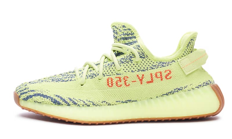 Adidas Yeezy Boost 350 V2 Semi Frozen Yellow Kanye West (B37572) Men's Size 6-12