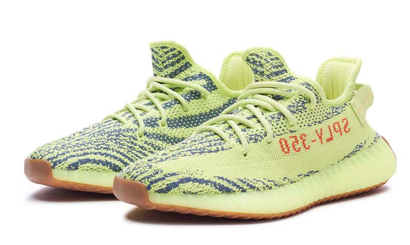 Adidas Yeezy Boost 350 V2 Semi Frozen Yellow Kanye West (B37572) Men's Size 6-12