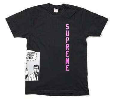 Supreme x Thrasher Boyfriend Tee SS17 Black (SS17T6) Men's Size M-XL