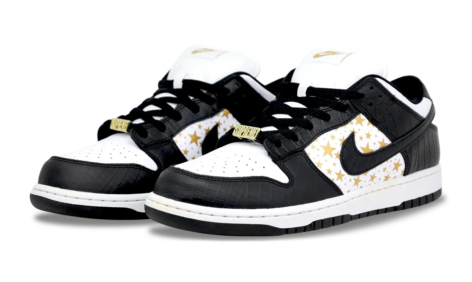 Nike SB Dunk Low x Supreme Stars Black (DH3228-102) Men's Size 10.5