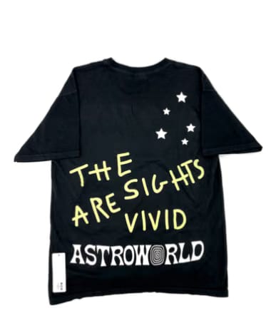 Travis Scott Enjoy The Ride Glow Tee Black (93665-227) Men's Size M-XL