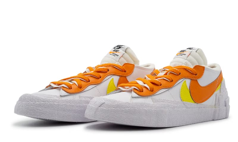 Nike Blazer Low x Sacai White Magma Orange (DD1877-100) Men Size 6-13