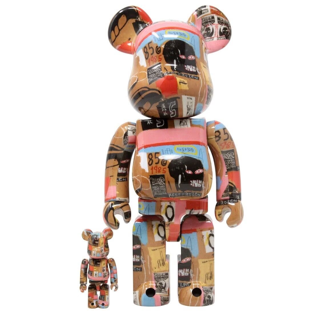 Bearbrick Medicom Toy x BE@RBRICK Set #2 / Andy Warhol & Jean-Michel Basquiat One Size