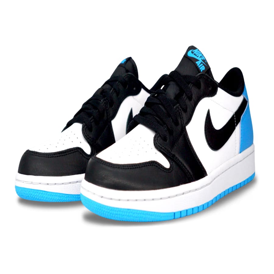 Nike Jordan 1 Low Black Dark Powder Blue (CZ0775-104) Women Size 5-12