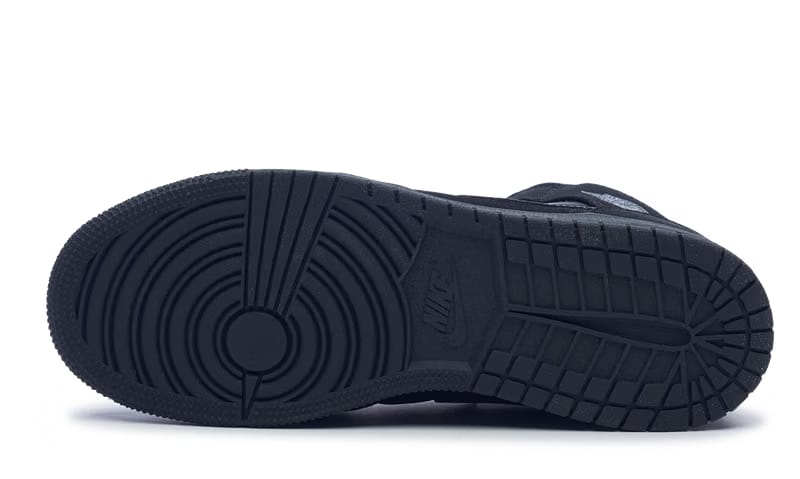 nike Air Jordan 1 Retro Mid GS 'Black Dark Grey'