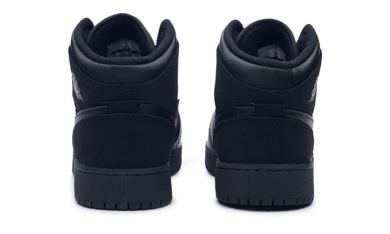 nike Air Jordan 1 Retro Mid GS 'Black Dark Grey'