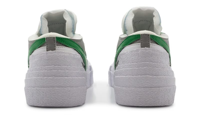 Nike Blazer Low x Sacai White Grey Classic Green (DD1877-001) Men Size 6-12