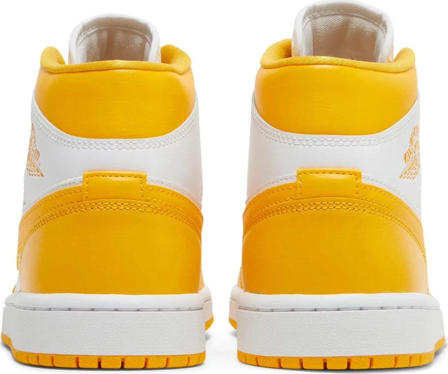 Nike Jordan 1 Mid White University Gold (W) (BQ6472-117) Women's Size 6-12