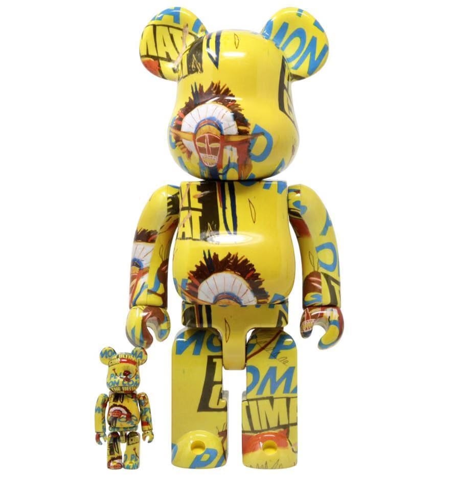 Bearbrick Medicom Toy x BE@RBRICK 100% & 400% Set #3 / Andy Warhol & Jean-Michel OneSize