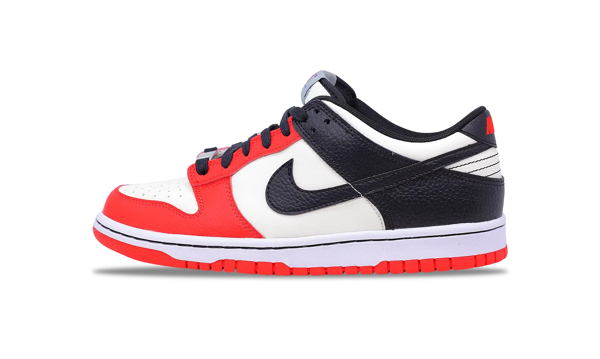 Nike Dunk Low EMB x NBA 75th Anniversary GS (DO6288-100) Grade School Size 5Y-7Y