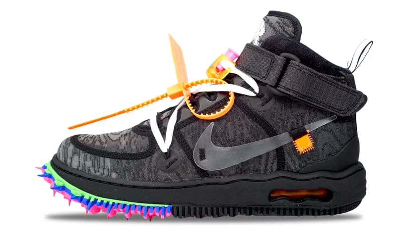 Nike Air Force 1 Mid x OFF-WHITE Black 2022 (DO6290-001) Men's Size 5-14
