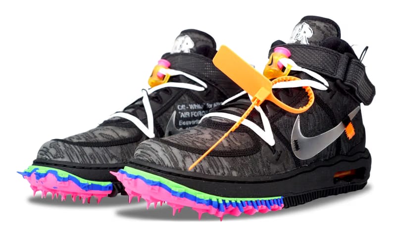 Nike Air Force 1 Mid x OFF-WHITE Black 2022 (DO6290-001) Men's Size 5-14