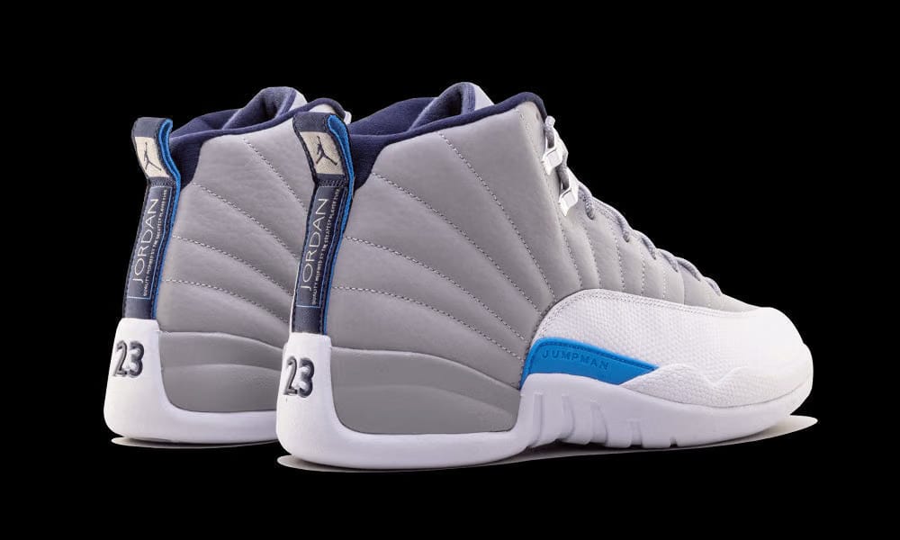 nike Air Jordan 12 Retro Grey University Blue