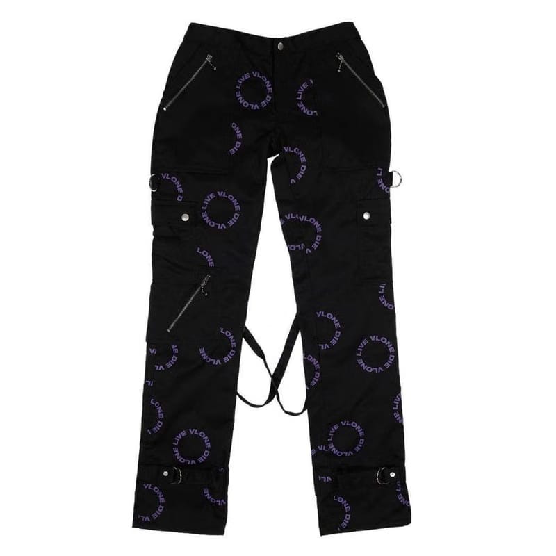 Vlone Live Vlone Die Vlone Pants (purple)