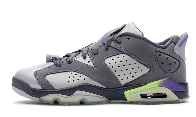 Nike Jordan 6 Retro Low GG Dark Grey GS (768878-008) Grade School Size 5Y-7Y