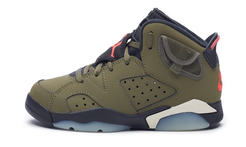 Nike Jordan 6 Retro x Travis Scott PS (CQ3565-200) Preschool Size 11C-3Y