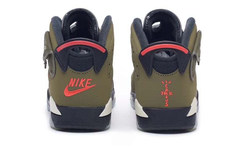 Nike Jordan 6 Retro x Travis Scott PS (CQ3565-200) Preschool Size 11C-3Y