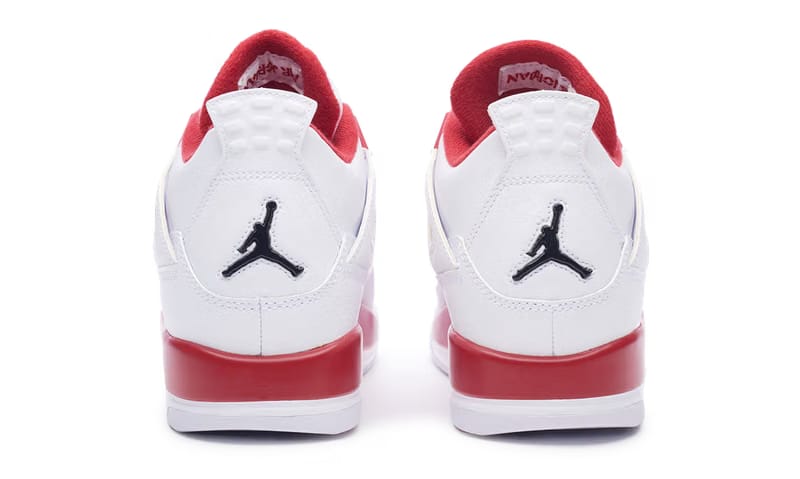 Nike Jordan 4 Retro Alternate 89 White Gym Red GS (408452-106) Youth Size 6Y-7Y