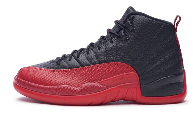 Nike Jordan 12 Retro Flu Game Black Red 2016 (130690-002) Men's Size 8