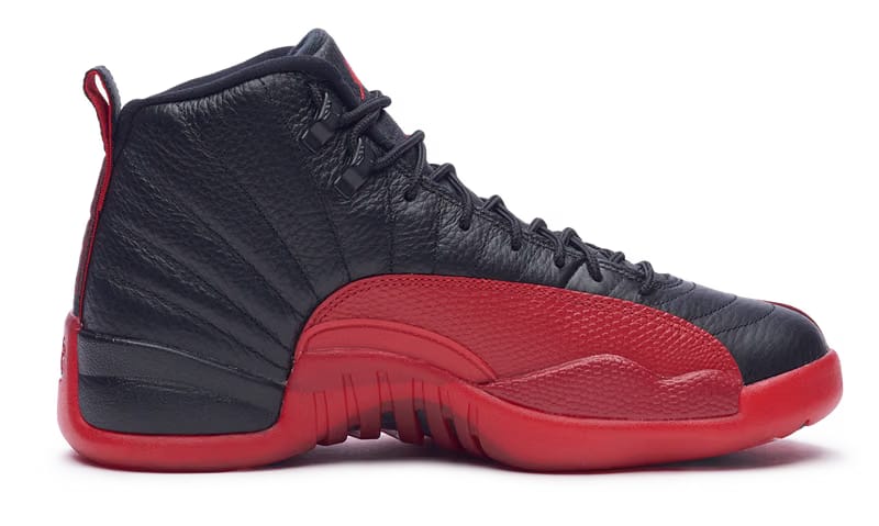 Nike Jordan 12 Retro Flu Game Black Red 2016 (130690-002) Men's Size 8
